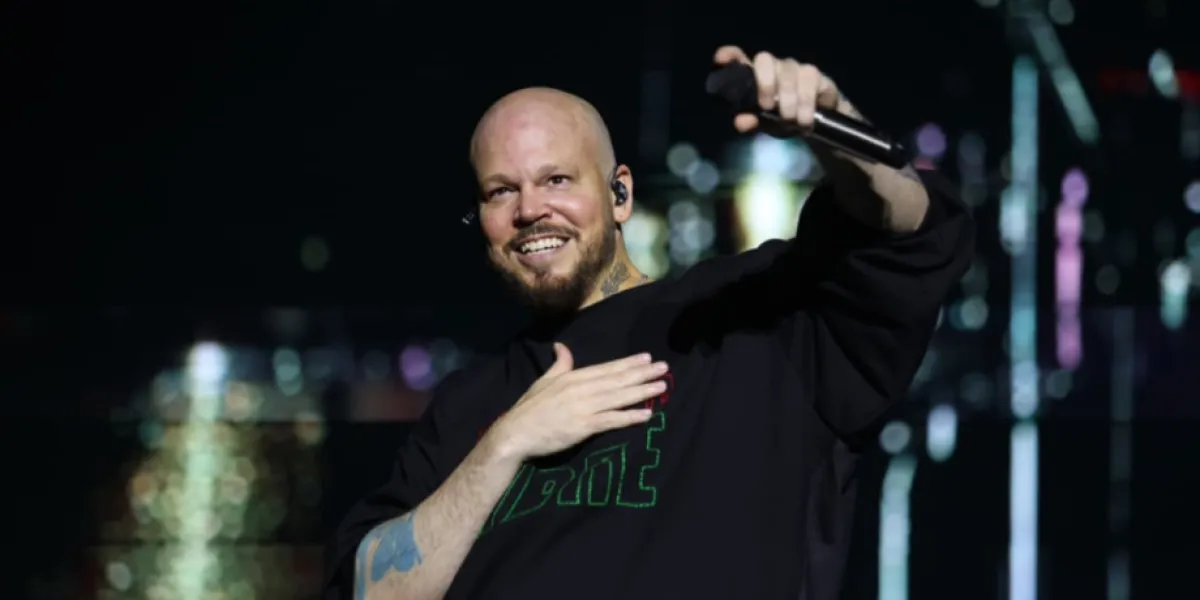 El mensaje de Residente en el Zócalo: rap y apoyo a Palestina