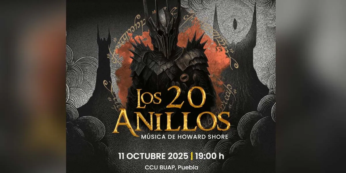 “Los 20 anillos” tour 2025 llega a Puebla con la magia de El Señor de los Anillos