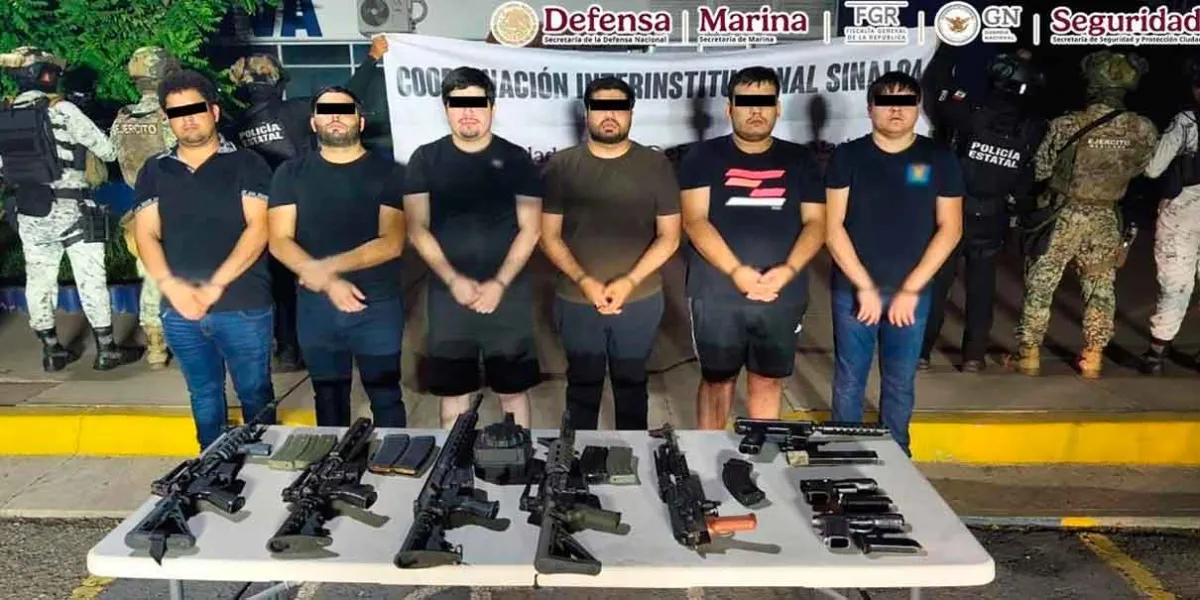 Cae “El Morral”, líder de célula de “Los Chapitos”, durante operativo en Culiacán; seis detenidos