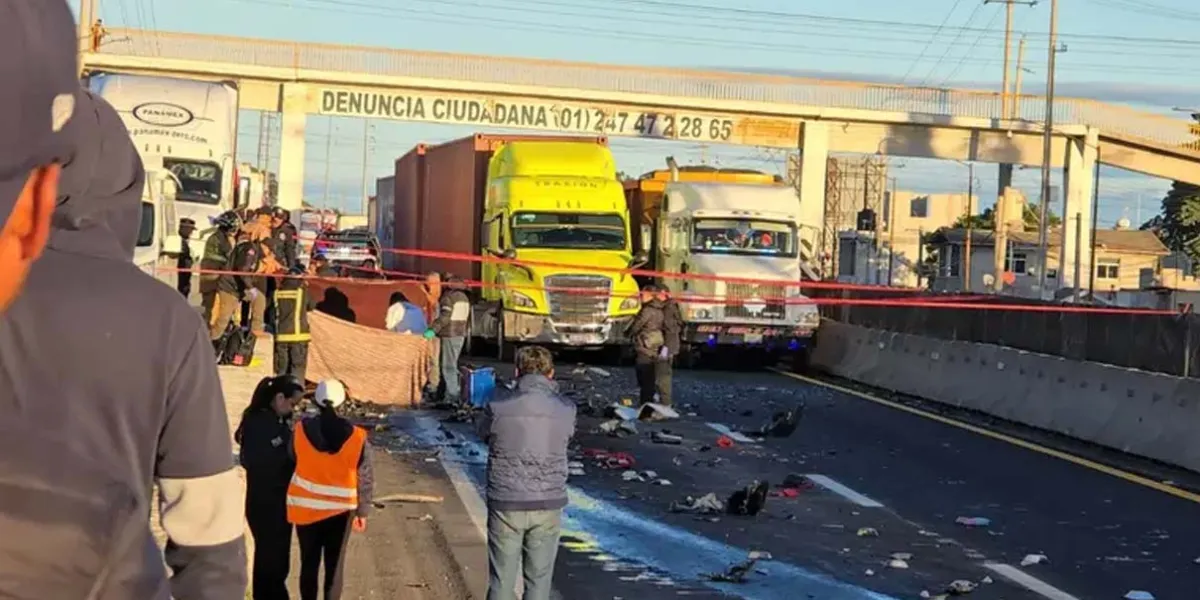 Accidente con peregrinos deja un muerto y varios lesionados en carretera México-Veracruz