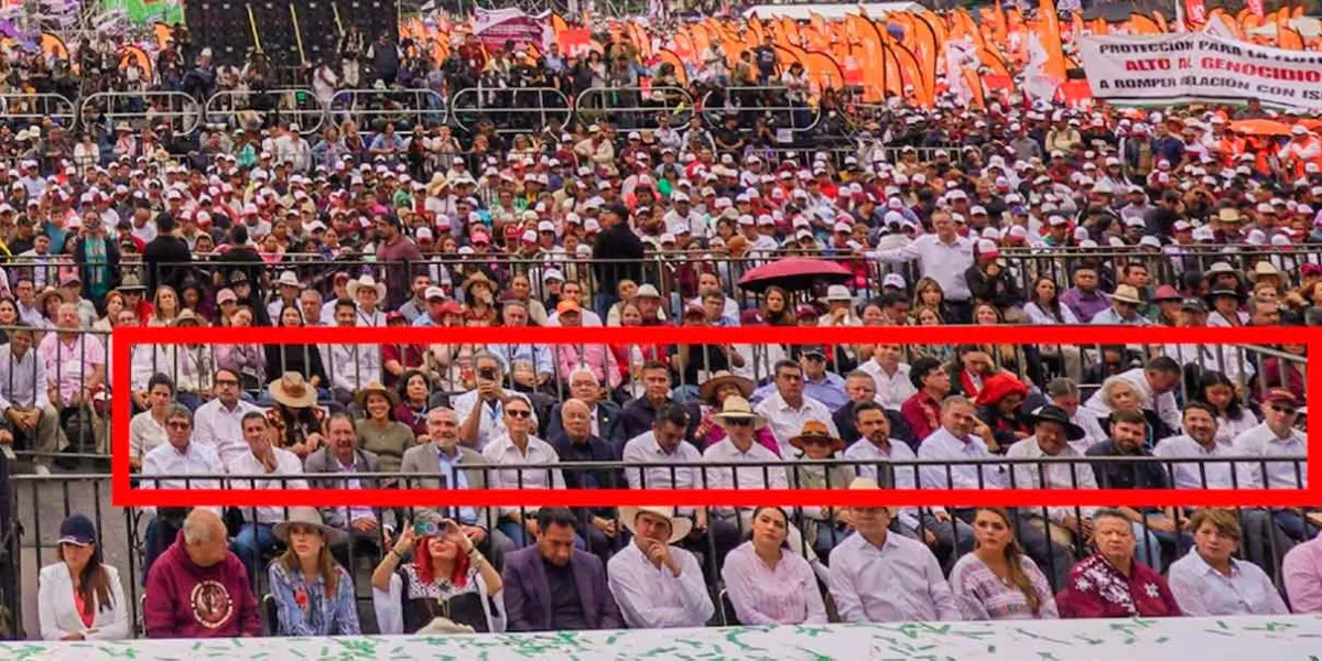 Claudia Sheinbaum llena el Zócalo con más de 400 mil personas y reordena a la élite política de Morena
