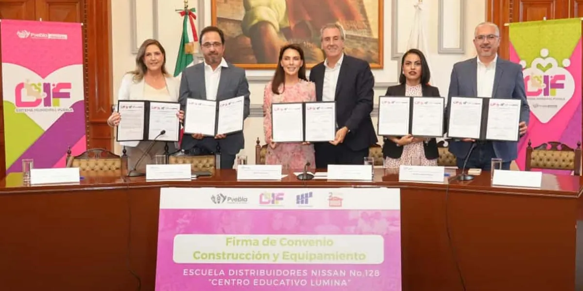Convenio entre DIF Puebla y Fundación Distribuidores Nissan dará vida a “Lumina”, escuela especializada en inclusión