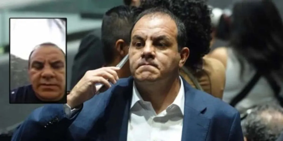 Cuauhtémoc Blanco sorprendido jugando pádel en plena reunión legislativa