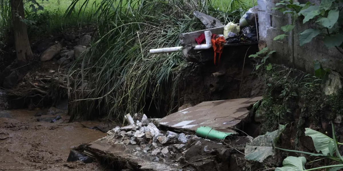 En espera la reconstrucción de viviendas en la Sierra Norte de Puebla tras lluvias