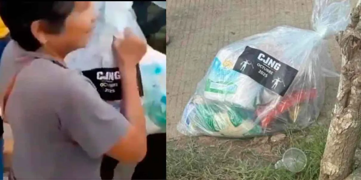 Entregas del CJNG en Veracruz generan controversia en plena emergencia por lluvias