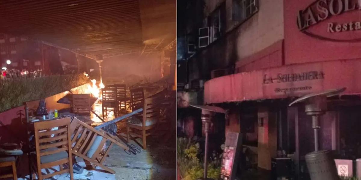 Explosión en restaurante ‘La Soldadera’ provoca incendio frente al Monumento a la Revolución