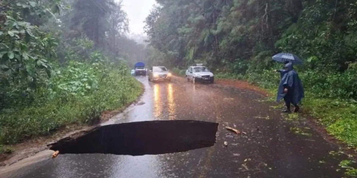 Fuertes lluvias mantienen a 112 localidades aisladas en Puebla, Hidalgo y Veracruz