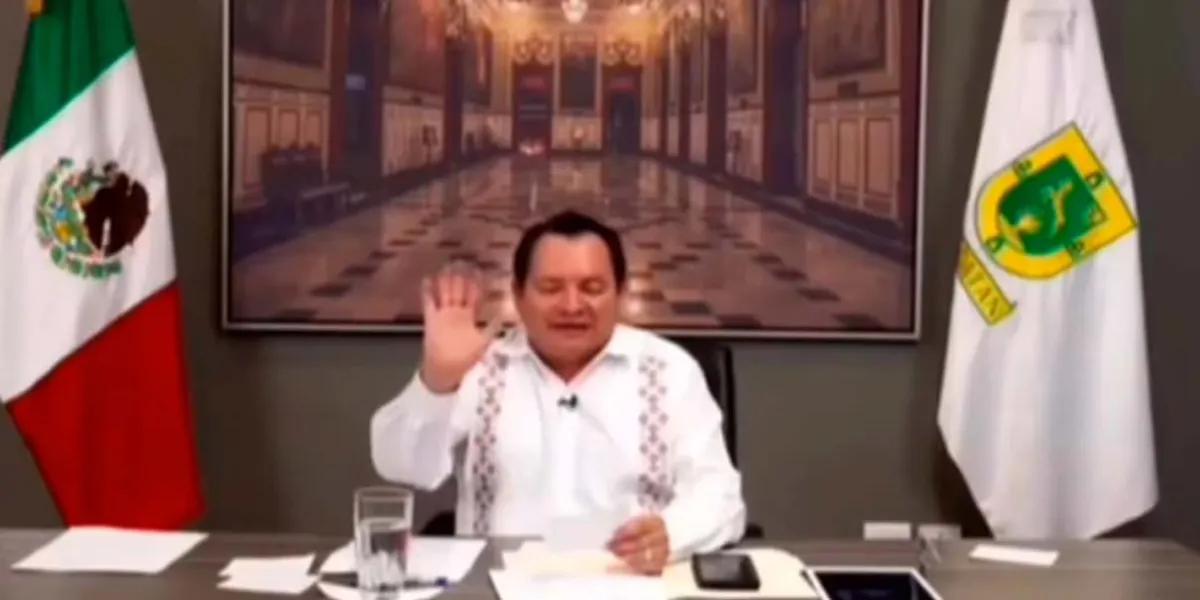 Gobernador de Yucatán cae en albur durante transmisión en vivo y se vuelve tendencia
