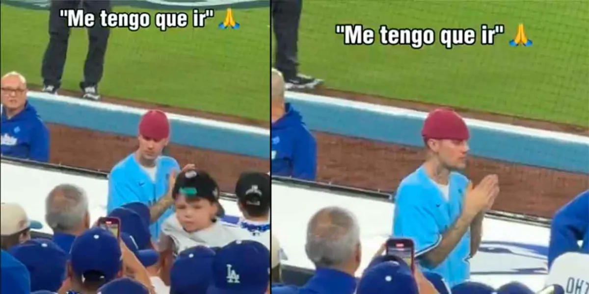 Justin Bieber se vuelve viral tras abandonar la Serie Mundial por decisión de Hailey Bieber
