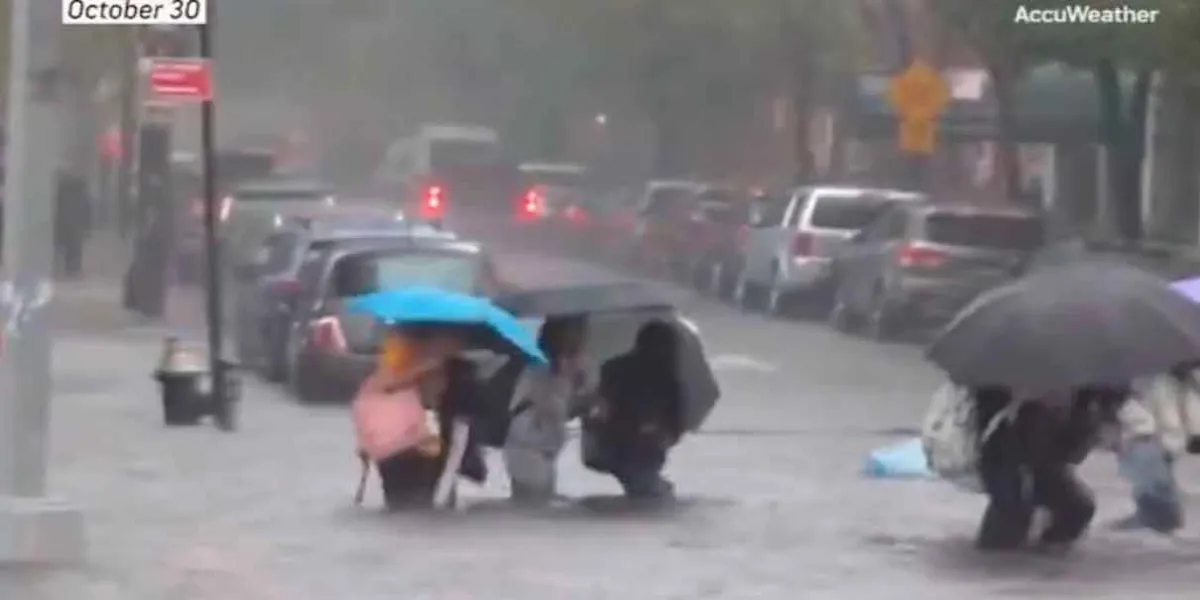 VIDEO,  Lluvias extremas provocan tragedia y caos en Nueva York