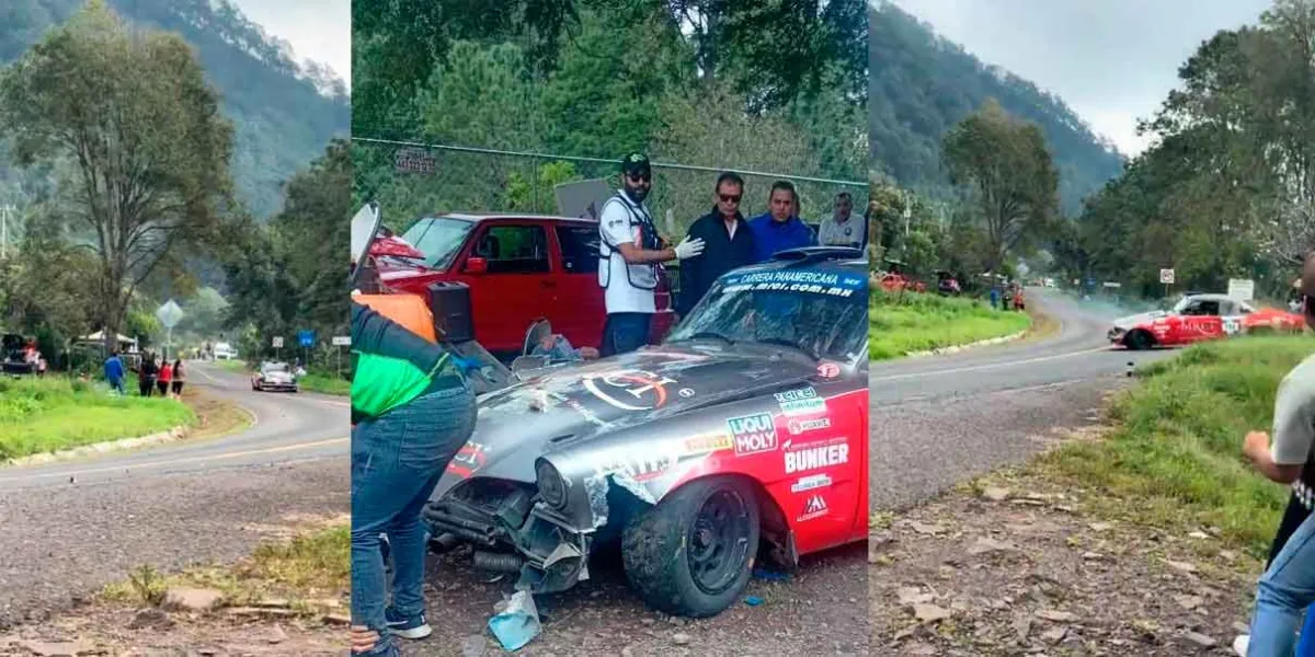 VIDEO. Nueve personas resultan heridas durante la Carrera Panamericana en Michoacán