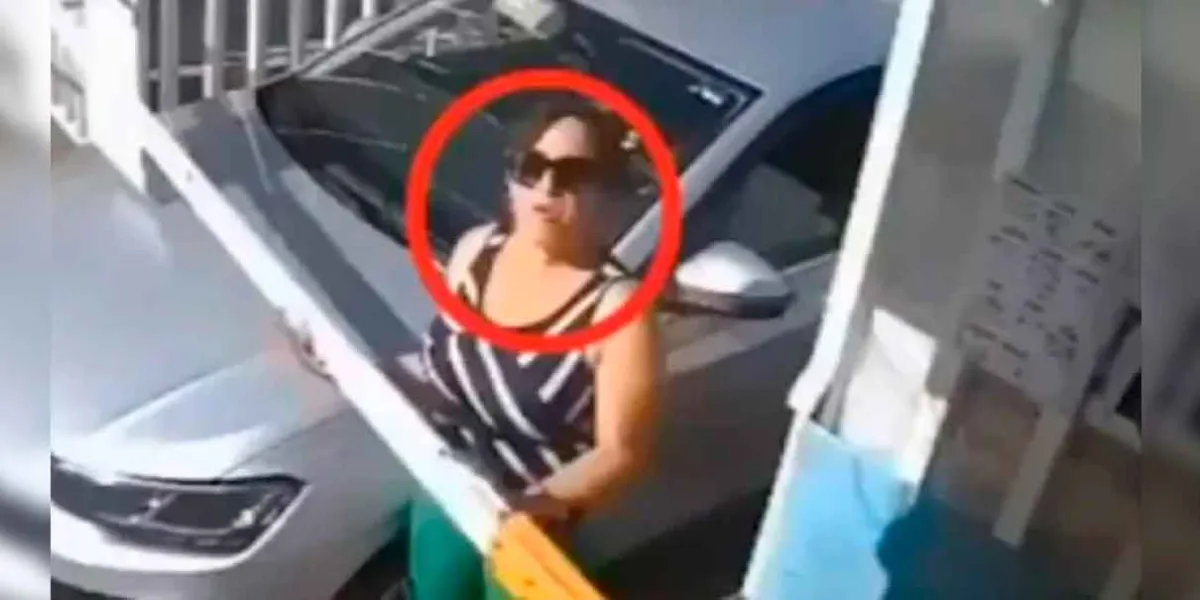Vecina de Puebla insulta a vigilante tras negarle acceso por adeudo de cuotas en fraccionamiento Hacienda Los Capulines