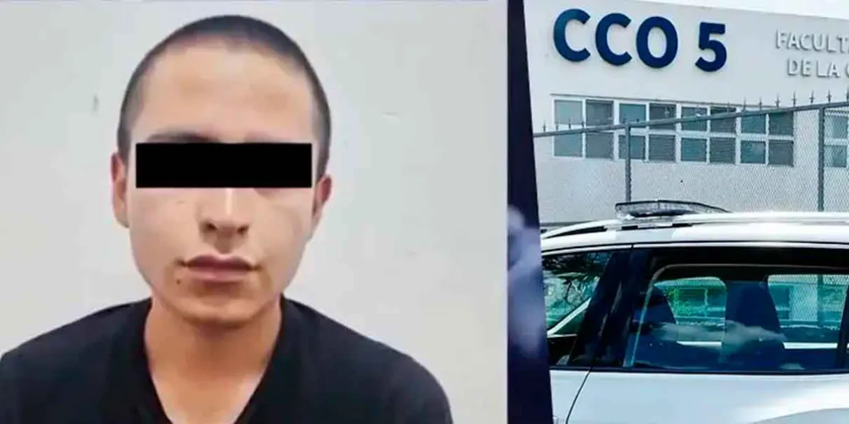 Estudiante detenido por amenazar a la comunidad BUAP en Puebla
