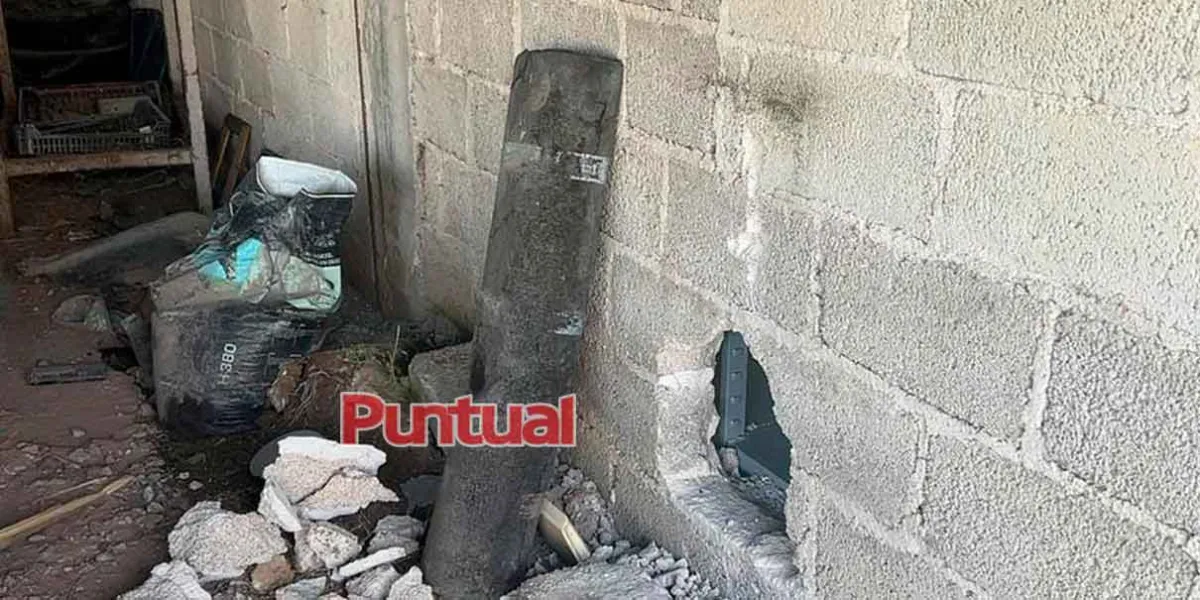 Robo con hoyo en tienda de pinturas en Texmelucan