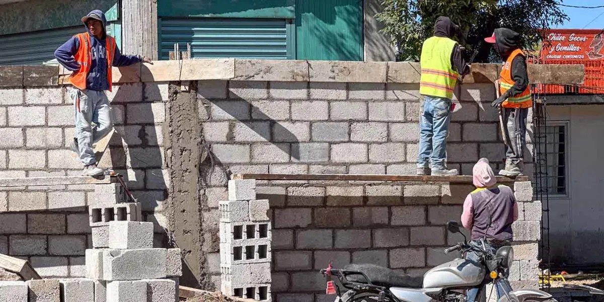 Inegi reporta seis meses de caída en la construcción poblana
