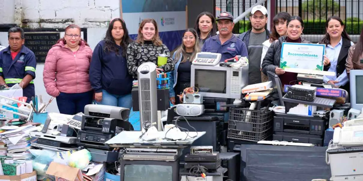 Ciudadanos de Huauchinango respondieron al Reciclatón 2025 
