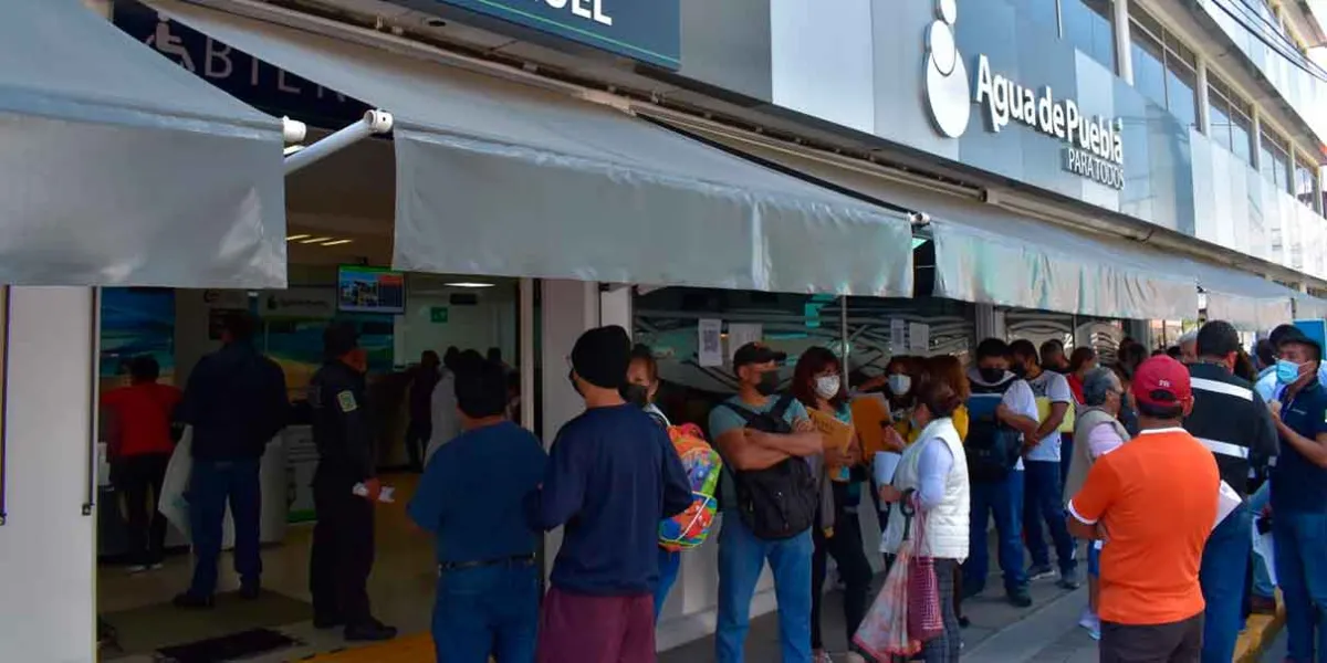 Extienden programas de pago y descuentos de Agua de Puebla; abrirán sucursales este fin de semana