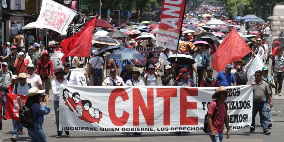 CNTE amenaza con boicotear el Mundial 2026 si no se atienden sus demandas laborales