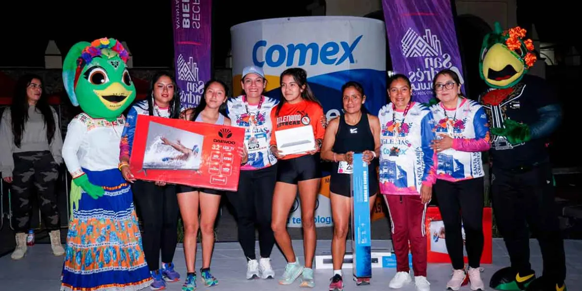 San Andrés Cholula celebra la primera Carrera de las Iglesias 2025 con Lupita Cuautle al frente