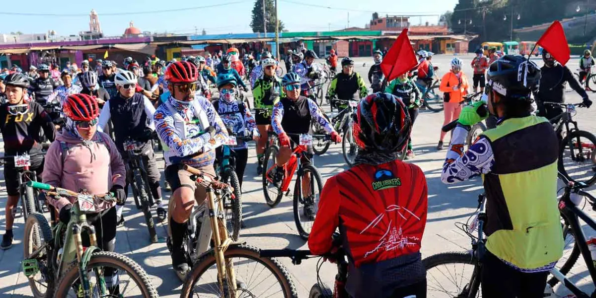 Ciclistas de todo México celebran en San Pedro Cholula el 8° aniversario de Enlace Biker’s