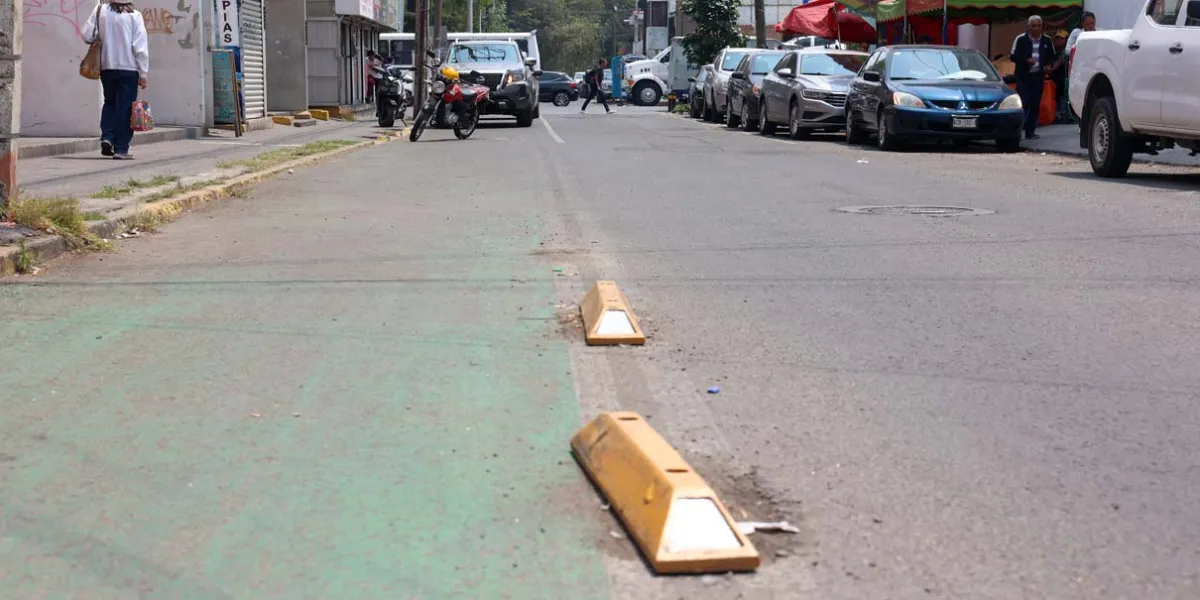 Conduce con cuidado: subirán a 11 mil pesos las multas por bloquear ciclovías en Puebla