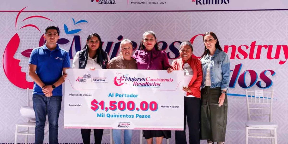 En San Andrés Cholula mujeres avanzan con capacitaciones y apoyos económicos