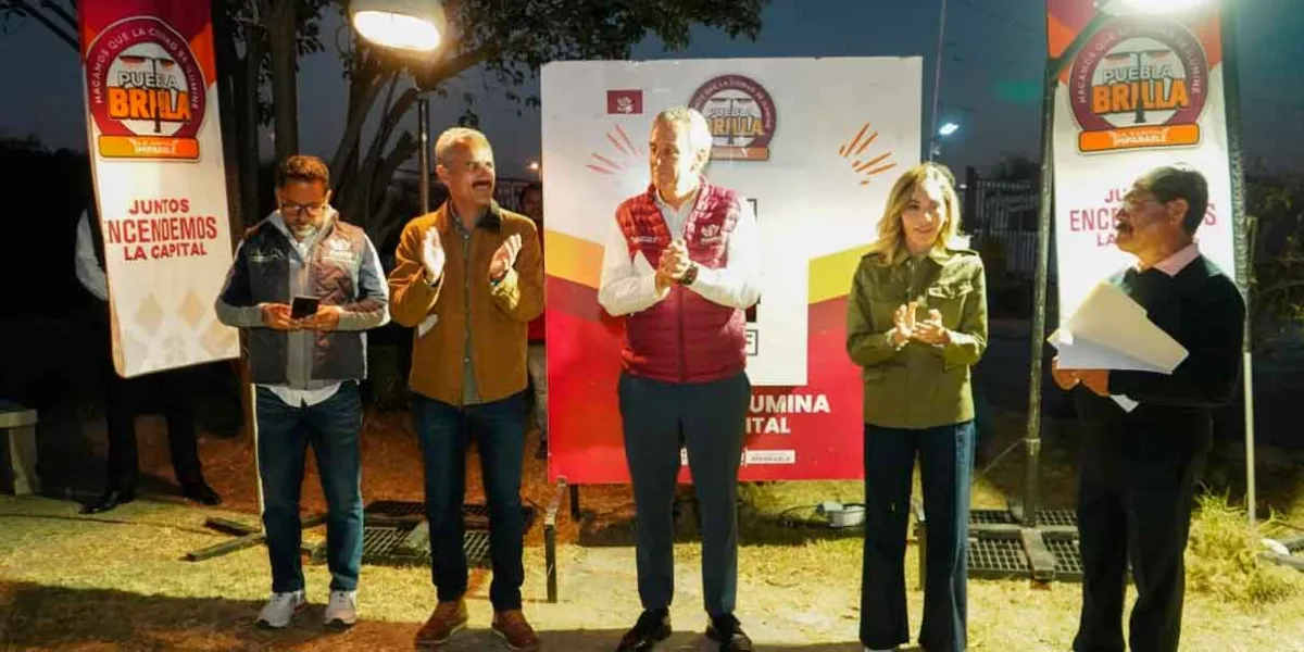 Fortalece Pepe Chedraui Senderos de Paz con alumbrado público LED en Geovillas del Sur