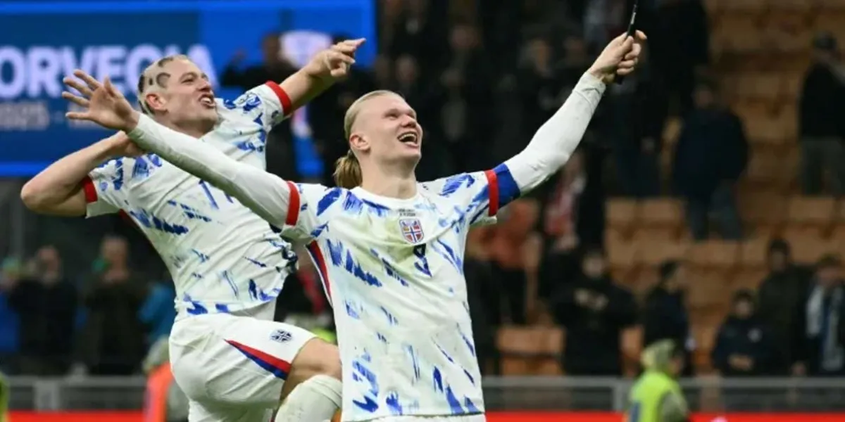 Haaland brilla con doblete y mete a Noruega al Mundial tras 28 años