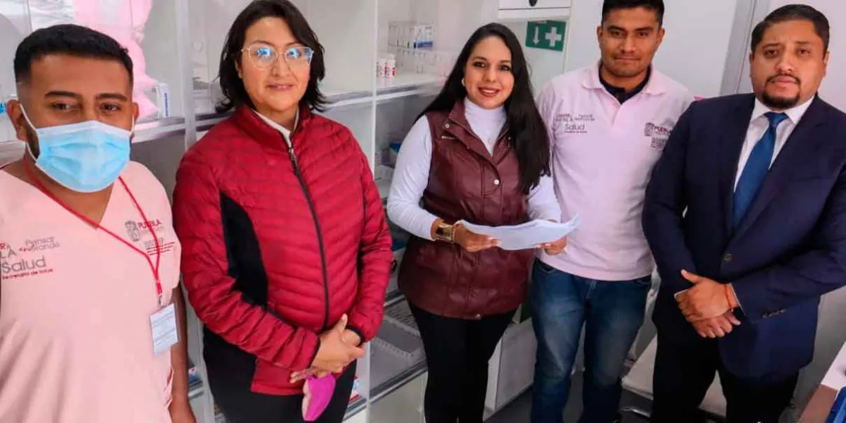 La Caravana de la Mujer ofrece servicios gratuitos de salud a las y los cholultecas