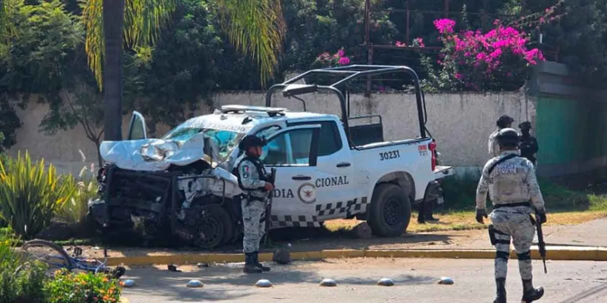 Accidente en Zamora Michoacán deja cuatro muertos tras choque de patrulla de la Guardia Nacional