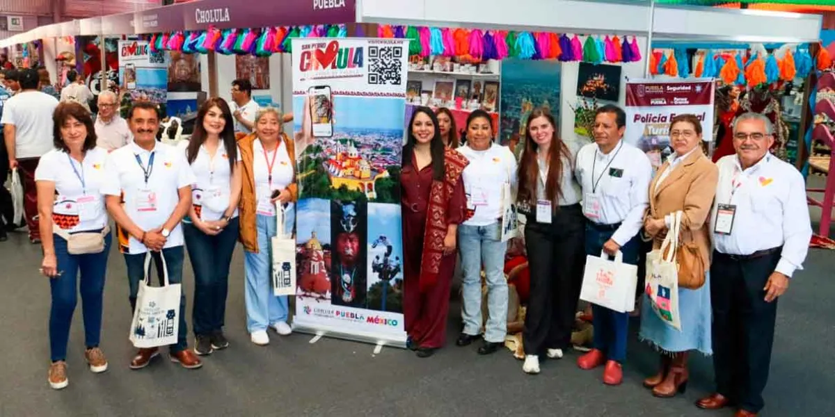 San Pedro Cholula, presente en el Tianguis Turístico de Hidalgo