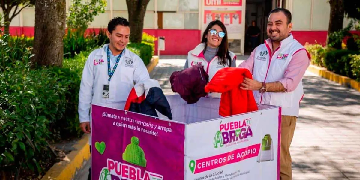 Unidad Médica Integral del SMDIF se suma a campaña “Puebla te abriga, dona una chamarra”