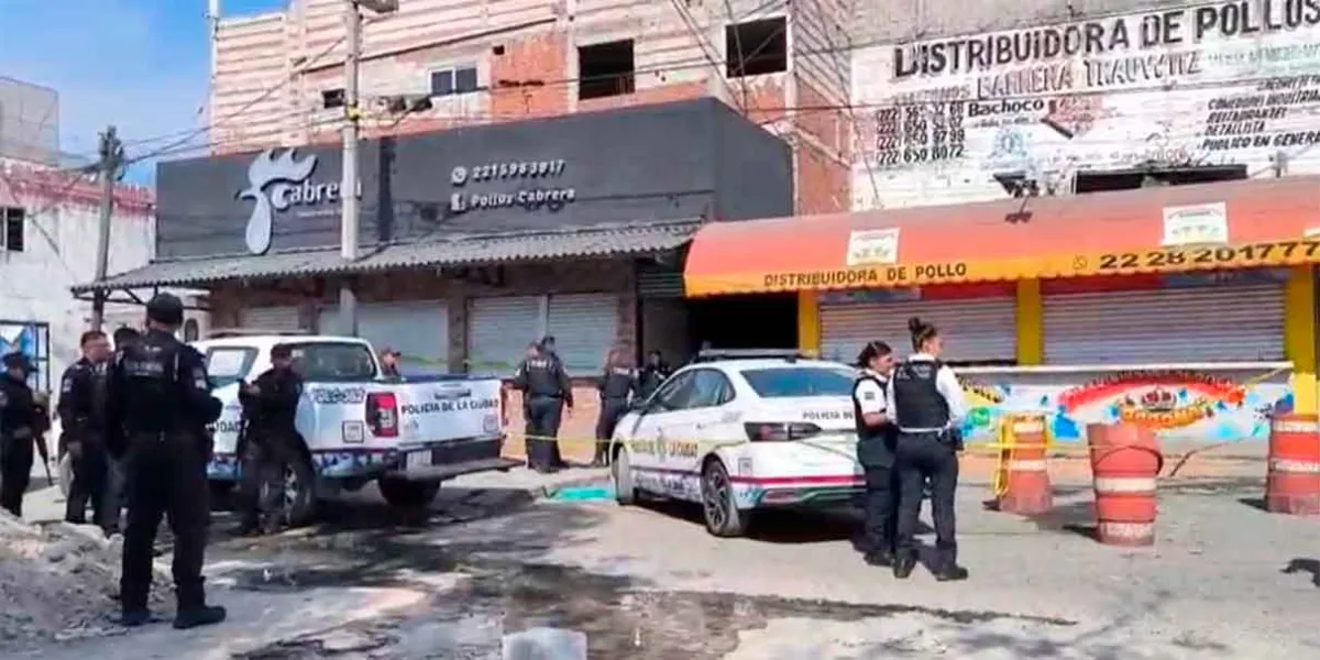 Ejecutan a comerciante en la Central de Abasto de Puebla