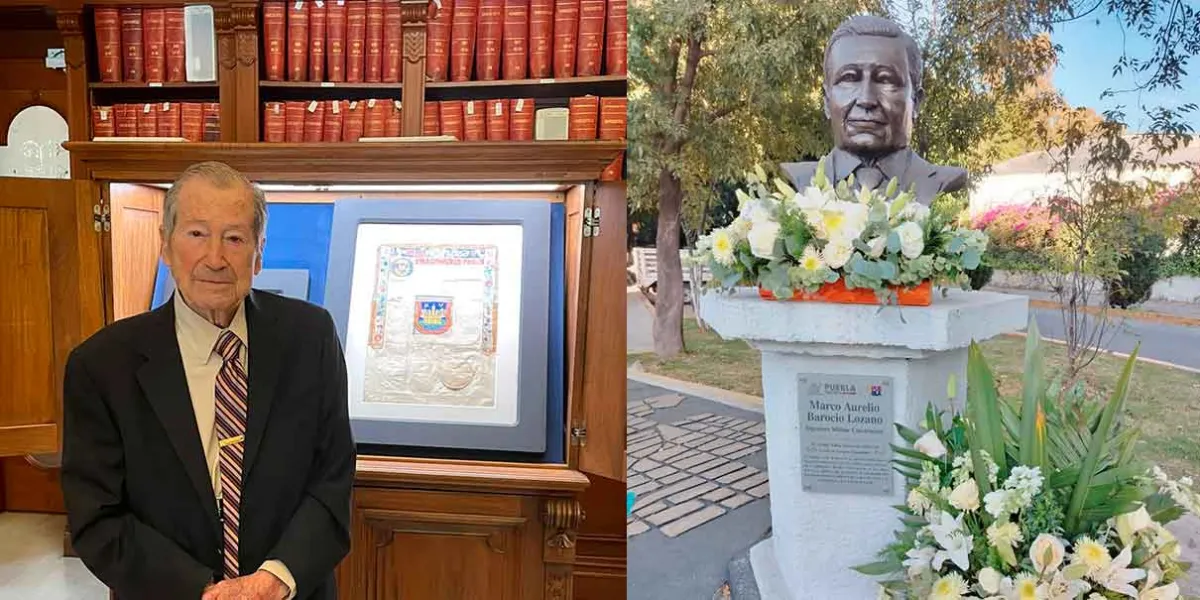 Colegio de Ingenieros Civiles de Puebla honra la trayectoria de Marco Aurelio Barocio Lozano