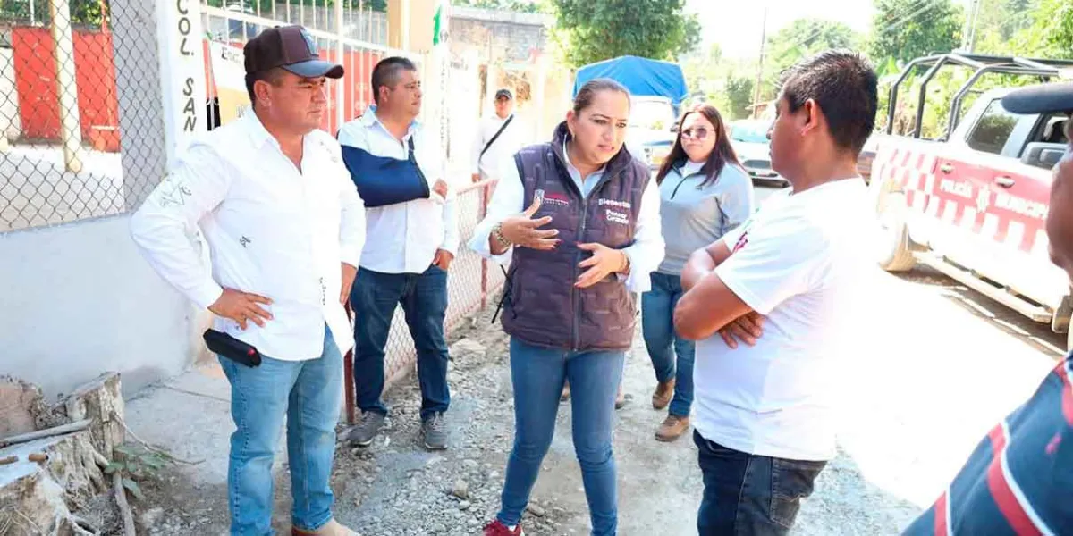 Gobierno de Puebla garantiza suministro de agua temporal en La Ceiba tras afectaciones por lluvias