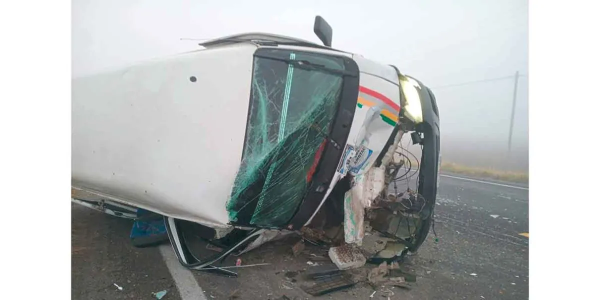 Conductor resulta lesionado tras volcadura en la carretera El Seco–Esperanza