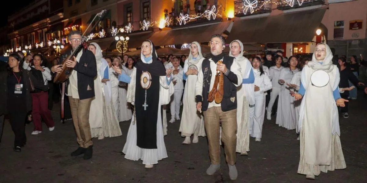 Ópera “Primero Sueño” del MET transforma el Centro Histórico de Puebla en un gran escenario
