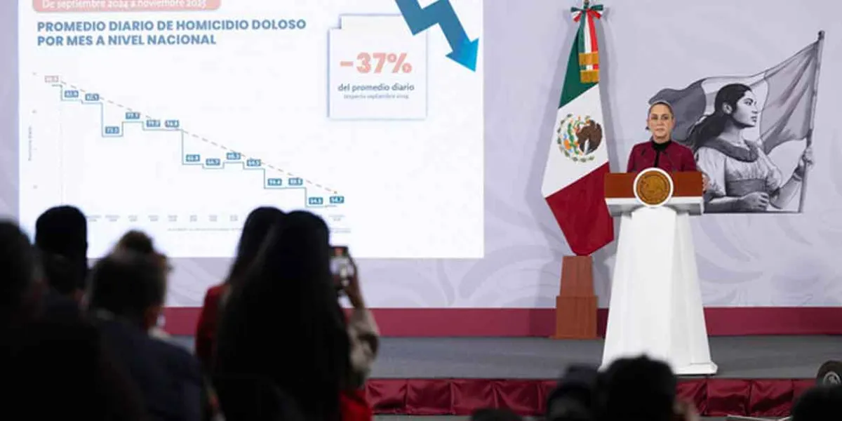 2025 perfila la cifra más baja de homicidios en México desde 2018, reporta el SESNSP