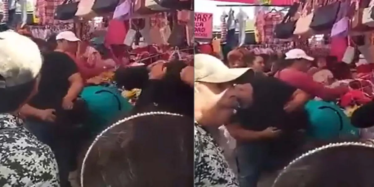 Comerciantes rapan a dos mujeres acusadas de robo en el mercado de Izúcar; VIDEO desata indignación