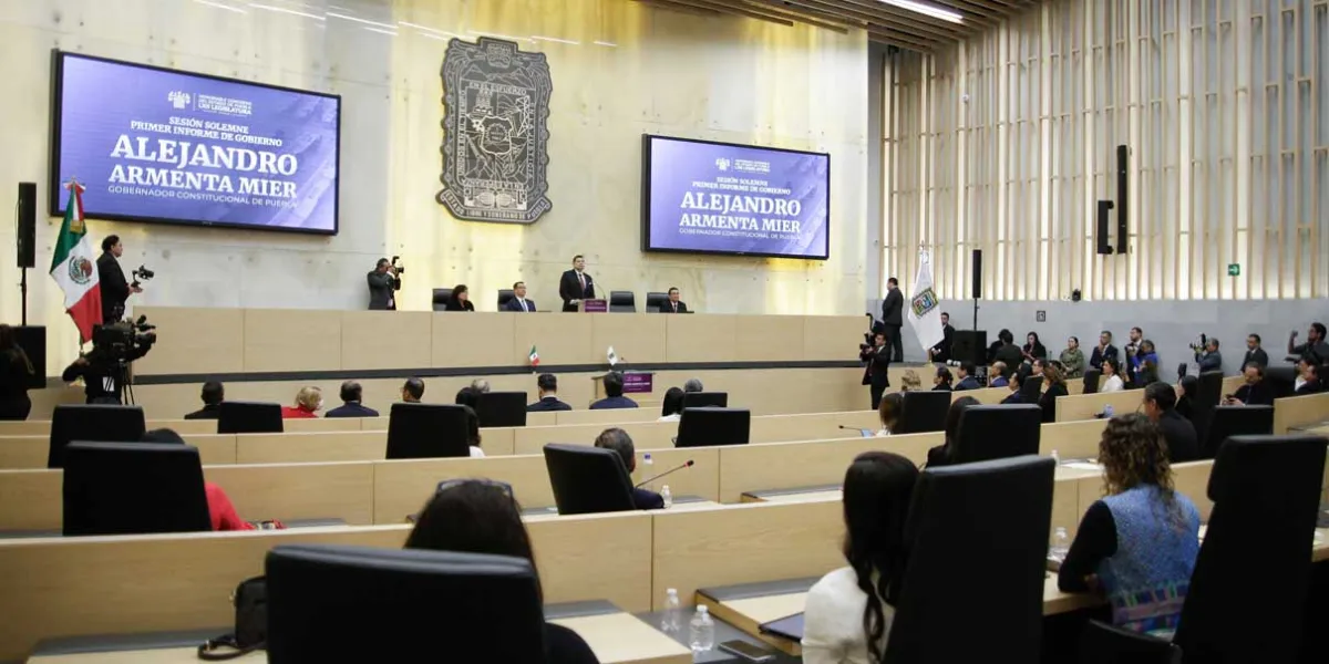 Congreso de Puebla respalda agenda social y de seguridad del gobierno de Armenta