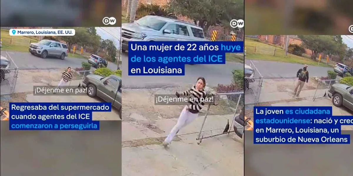 Una persecución de agentes de ICE registrada por cámaras de seguridad en Marrero, Louisiana, colocó a la Patrulla Fronteriza de Estados Unidos bajo intenso escrutinio público. El hecho ocurrió el miércoles 3 de diciembre de 2025, cuando Jacelynn, una ciudadana estadounidense de 23 años, fue seguida a pie por agentes federales, escoltados además por dos vehículos oficiales, hasta la puerta de su vivienda.  El video, compartido en redes sociales por su madre, Ramona Anglin, se viralizó rápidamente y abrió un 